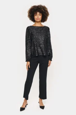 HinnaSZ Paillette Bluse