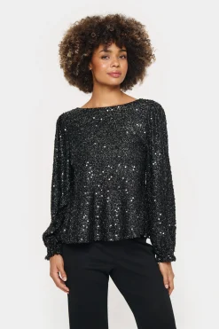HinnaSZ Paillette Bluse