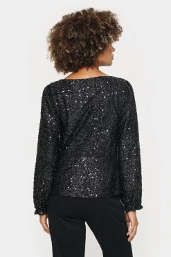 HinnaSZ Paillette Bluse