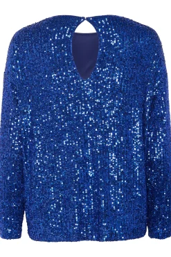 ReyanaSZ Paillette Bluse