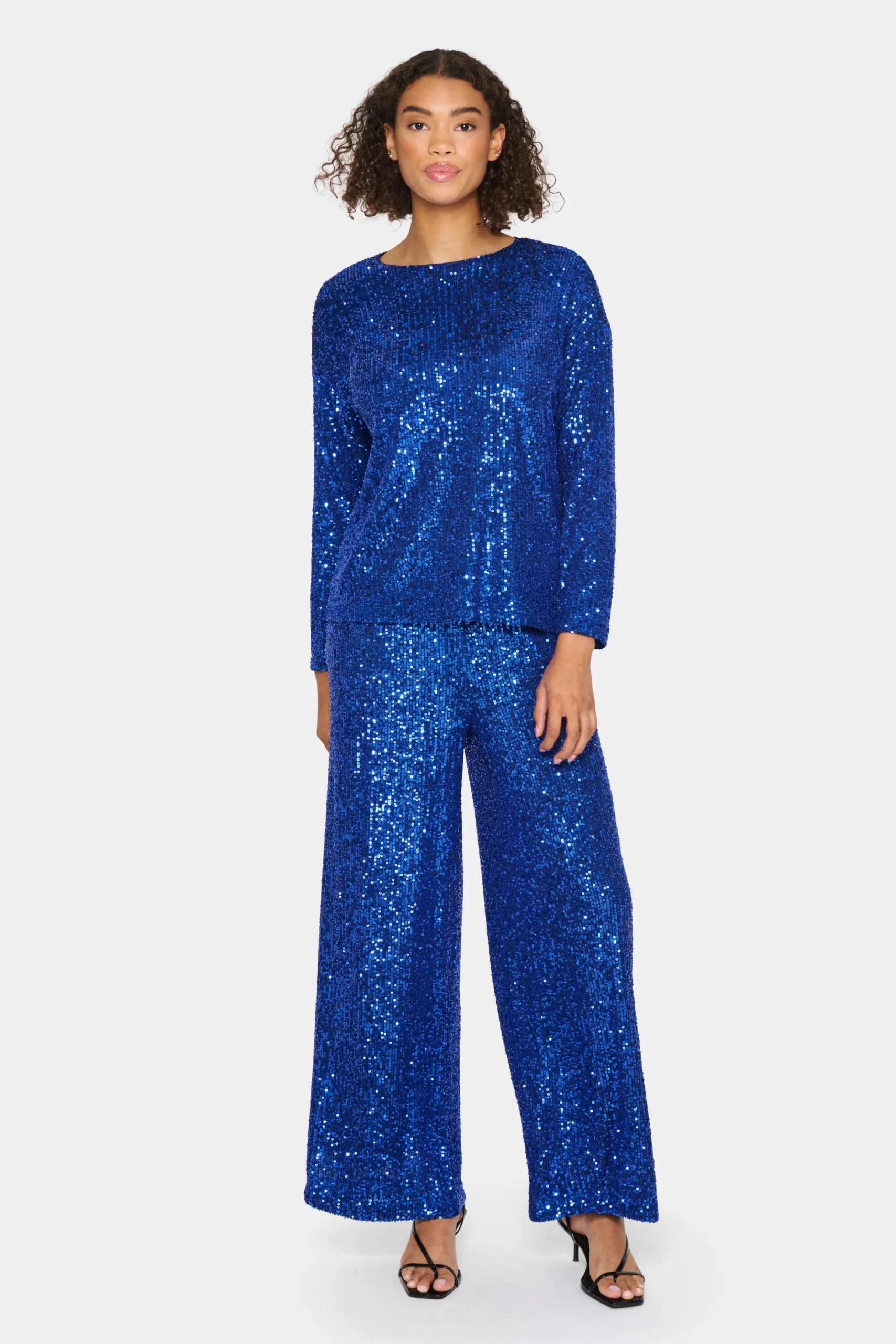 ReyanaSZ Paillette Bluse