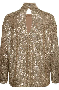 ReyanaSZ Paillette Bluse